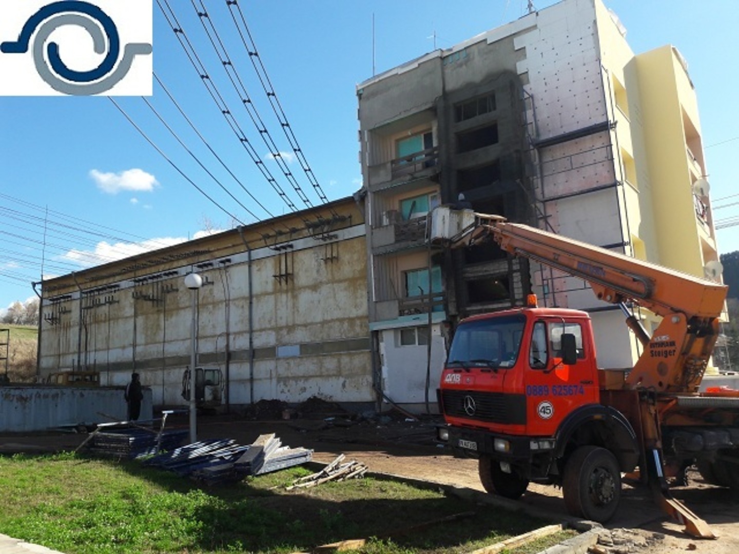 Торкрет бетон - Ел.подстанция "Кракра" - НОВИНИ - Данев Строй ЕООД