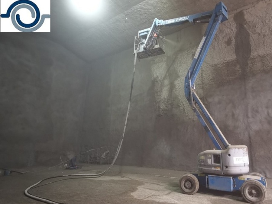 Полагане на торкрет - трета метролиния – МС11- Данев Строй ЕООД